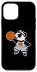 iPhone 12 mini Basketball Panda Bear Slam Dunk Funny Kids Sports Exercise Case