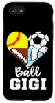 iPhone SE (2020) / 7 / 8 Ball Gigi Soccer Football Softball Volleyball Gigi Heart Case