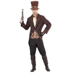 WIDMANN MILANO PARTY FASHION W, Costume steampunk homme, style unique, confort optimal, accessoires inclus, détails soignés, disponible en taille M pour un ajustement parfait