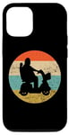 Coque pour iPhone 14 Pro Trottinette de mobilité vintage pour homme