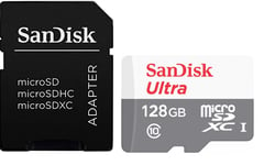 Sandisk 128GB Micro SD XC Card For Nextbase 312GW 380GW 412GW 512GW Dash Cam 