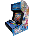 VISCO Mini Borne d'Arcade type BARTOP + 12 Jeux - Neuf