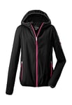 Killtec womens Veste softshell à capuche, compressible - Trin WMN SOFTSHELL JCKT, noir, 36, 36865-000