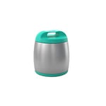 Chicco Récipient thermos pour bébé en acier inoxydable pour aliments chauds pour bébés maintient la température jusqu'à 6 heures, 350 ml, bébés +6 mois, bleu