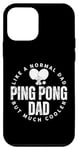 Coque pour iPhone 12 mini Ping Pong Dad Père Citation drôle Ping Pong
