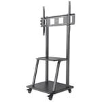 Manhattan TV & Monitor Mount Trolley Stand 1 screen Screen Sizes: 37-100inch ...