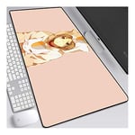 ITBT Natsume Yuujinchou Tapis de Souris XL 800x300mm Hydrorésistant Anime Mouse Pad Grand Tapis de Souris Gamer avec Base en Caoutchouc Anti-Glissant Surface Texturée pour Ordinateur et PC, F