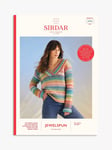 Sirdar Jewelspun High Tide Women's Sweater Knitting Pattern, 10701