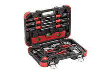 GEDORE red Tool set, 43-pc. set, Complete, Tools for trades and DIY, in Plastic case, R38003043