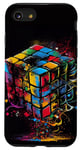 iPhone SE (2020) / 7 / 8 Rubik Magic Cube Colorful Illustration Graphic Case