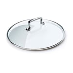 Le Creuset Toughened Non-Stick Glass Lid, 24 cm, Transparent, 962008240, 96200824000000