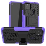 Google Pixel 4a 5G      Heavy Duty Case    Purple