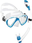 Cressi Set Ranger & Dry - High-quality Snorkel Set for Adults, Mask and Snorkel in Practical Case