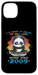 Coque pour iPhone 14 Plus Né en 2009 Birthday Panda Gaming Unlock The Next Level