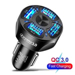 Fast Charge Car Quick Charger 4 USB Car Charger QC3.0 Car Charger Dual USB Port