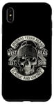 Coque pour iPhone XS Max Isle of Man Tête de mort classique West Head Yessir Manx Brand