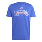 adidas Tennis New York T-shirt Hommes - Bleu , Multicouleur