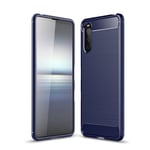 Sony Xperia 10 Iii      Carbon Fibre Case    [Navy]