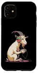 iPhone 11 Goat Stuffed Animal Goat Costume Kids Headphones Video Game Case