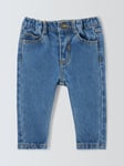 John Lewis Baby Cotton Stretch Jeans, Denim