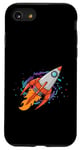 Coque pour iPhone SE (2020) / 7 / 8 Exploration de galaxies lointaines dans un vaisseau spatial