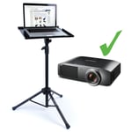 'Nordell' Portable/Adjustable Tripod Stand/Table for Projector/Laptop DJ/Karaoke