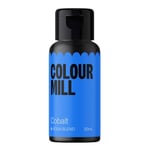 Colour Mill Aqua Blend Food Colouring Liquid Cobalt - Edible Food Paint for Royal Icing, Macarons, Meringue, Fondant, Jellies, Beverages and More - 20 ml