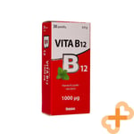 VITABALANS Vitamin B12 1mg Memory Support Supplement 30 Mint Flavor Lozenges