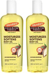 Palmers Cocoa Butter Moisturising Body Oil 250ml Pack of 2 Replenishes Dry Skin