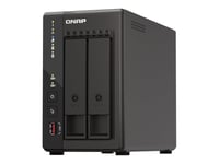 Qnap Ts-253E - Nas-Server - 2 Brønner - 16 Tb - Sata 6Gb/S - Hdd 8 Tb X 2 - Raid Raid 0, 1, Jbod - Ram 8 Gb - 2.5 Gigabit Ethernet - Iscsi Støtte