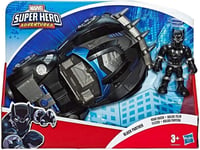 Playskool Heroes Marvel Super Hero Adventures Black Panther Road Racer, 5 Inch F