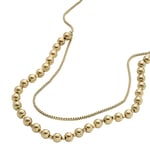 Collier Femme FOSSIL STACKED UP JA7248710 Laiton d'Or