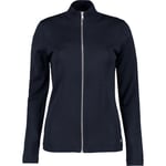 Seven seas stickad cardigan för dam S661 dragkedja marin storlek 3XL