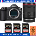 Canon EOS R5 Mark II + RF 35mm f/1.4 L VCM + 3 SanDisk 256GB Extreme PRO UHS-II SDXC 300 MB/s + Ebook '20 Techniques pour Réussir vos Photos' - Appareil Photo Hybride Canon