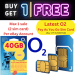 2x O2 Sim Card New Sealed Pay As You Go 02 MINI MICRO NANO BARGAIN ONLY 20P