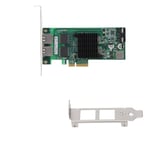 Verkkokortti PCIE X4 Rj45 10/100/1000Mbps Gigabit Dual Port Electric Port Verkkosovitin