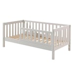 Lit Enfant & Sommier "Toddler" 70x140cm Blanc