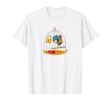 RED ROOSTER COCK MALE CHASTITY Chicken in Cage T-Shirt