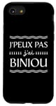 Coque pour iPhone SE (2020) / 7 / 8 Bretagne Je peux pas j'ai Biniou Idée cadeau Humour Breton