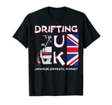 JDM Drifting UK Drift Car Union Jack Flag T-Shirt