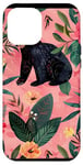 Coque pour iPhone 12 Pro Max Rose moderne Tropical Mama Bear Mama Bear Mignon Fleur Design pour