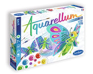 SentoSphère 3906703 Aquarellum Live 3D, Malset für Kinder, Motiv Insekten, große Malvorlagen, Bastelset, Kreativ-Set KIT Peinture, 6703, Insectes, 1 stück (1er Pack)