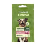 Vetocanis - Shampoing pour Chien Usage Fréquent - A Faire soi-même - Shampoing Chien Zéro Déchet - sans Silicone ni Parabène - Aloe Vera & Fleurs de Cerisiers - Sachet de 20 g