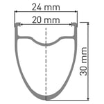 Dt Swiss Ar 1600 Spline 30 700 Wts Cl Disc Tubeless Road Rear Wheel