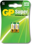 2 x GP LR1 1.5V Super Alkaline Batteries N E90 MN9100 GP910A 910A Long Lasting