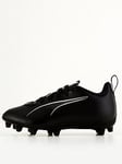 Puma Junior Ultra 5 Play Firm Ground Football Boots - Black, Black, Size 13