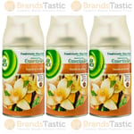 3 X Air Wick Freshmatic Automatic Vanilla Orchid Freshener Spray Refills 250ml