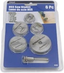 NA HSS Lames de Scie Outil Rotatif,6 PCS Mini Disque à Tronçonner en Métal Circulaire Disques de Lame de Scie Dremel Accessoires pour Perceuses Dremel Bois Verre Pierre Mandrin.[G273]