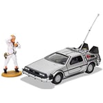 Retour vers le Futur - DeLorean et figurine Doc Brown