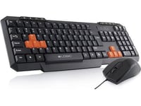 Keyboard + Mouse Logic Concept Lkm-201 Hu Wired Gaming Kit-Mk-Lc-Lkm-201-Hu